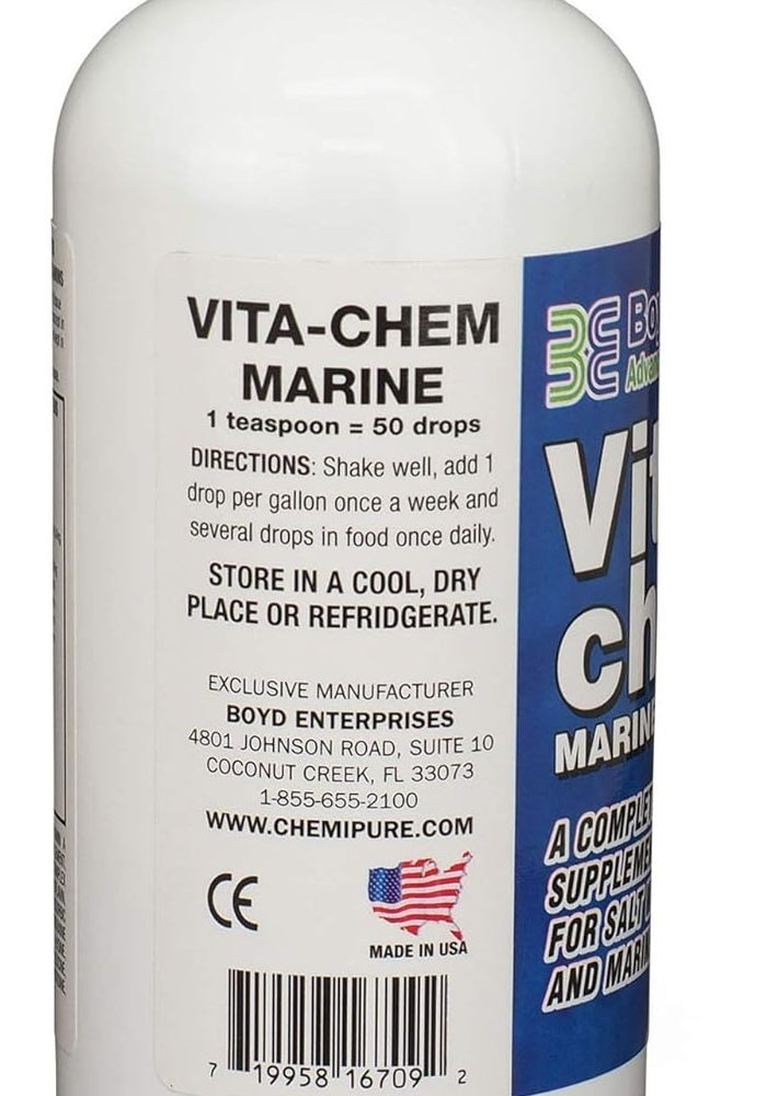 Boyd Enterprises Marine Vitachem for Aquarium - Complete Vitamin Supplement for Saltwater Fish and Marine Aquatic Animals, 16 Ounces - Image 4